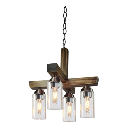 Artcraft Home Glow AC10864DP 4 Light Chandelier AC10864DP
